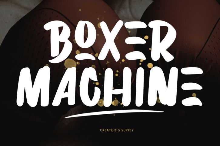 Boxer Machine Brush Font Download