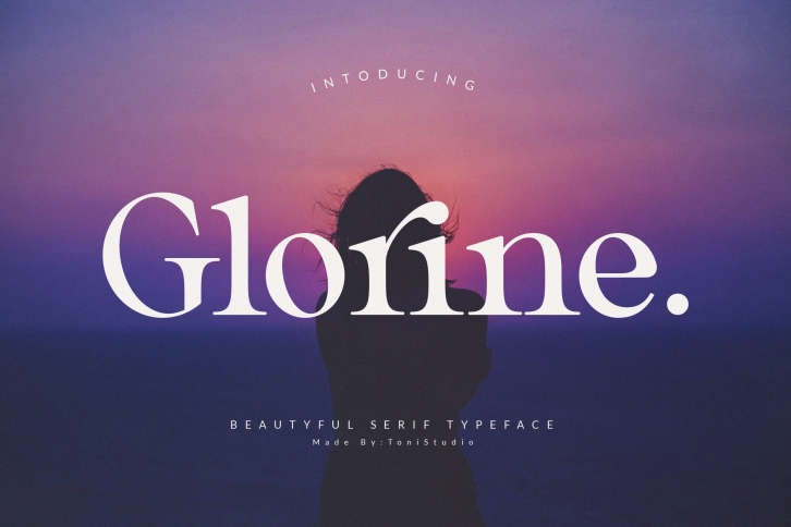 Glorine_Beautyful serif typeface Font Download