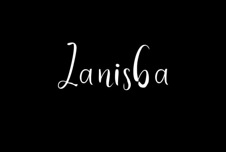 Lanisba Font Download