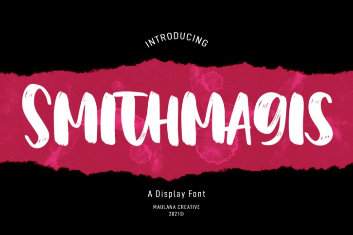 Smithmagis Handwritten Brush Font Font Download