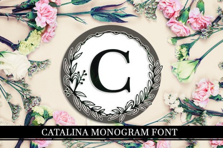 Catalina Monogram Font Download