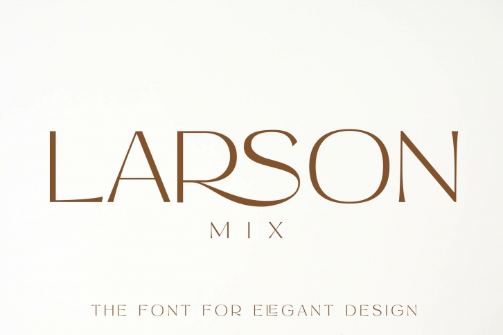 Larson Mix Advertisement Font Download