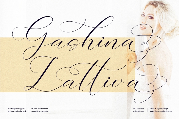 Gashina Lattiva Font Download