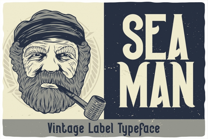 Seaman Label Font Download