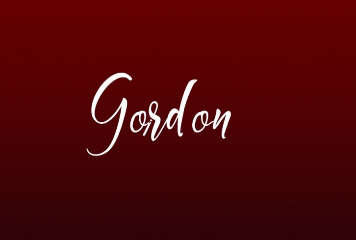Gordon Font Download