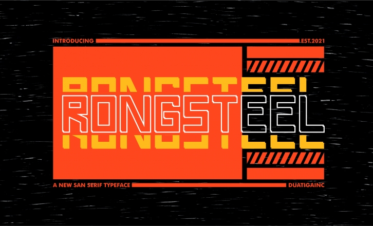 Rongsteel Font Download