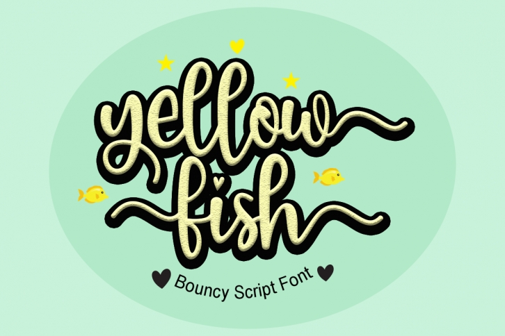 Yellow Fish Font Download