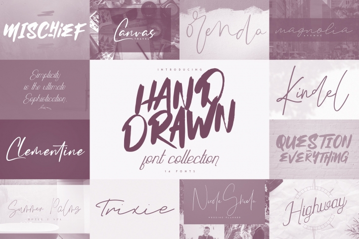 Hand Drawn Collection Font Download