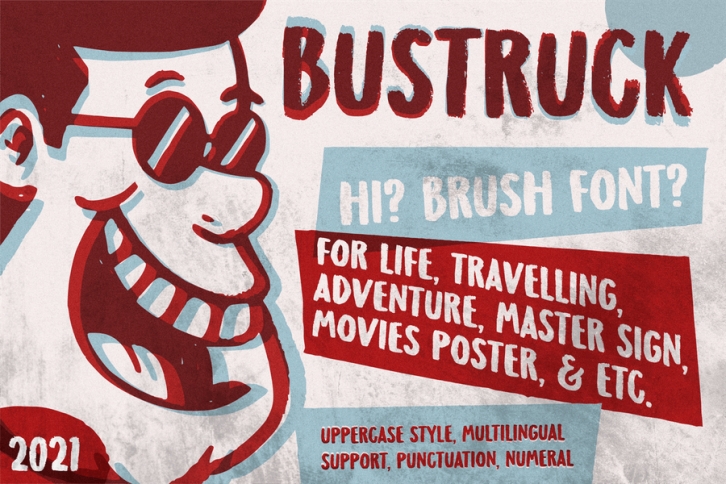 Bustruck Brush Font Font Download