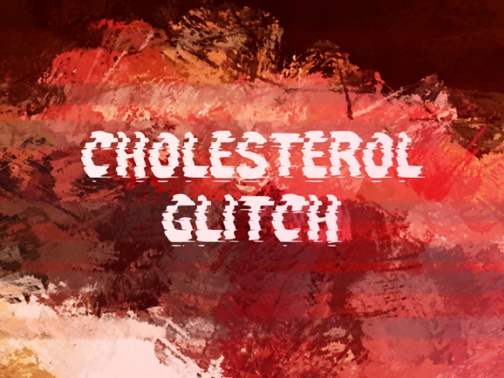 C Cholesterol Glitch Font Download