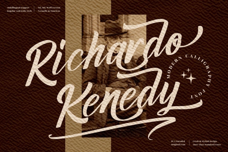 Richardo Kenedy Calligraphy Font LS Font Download