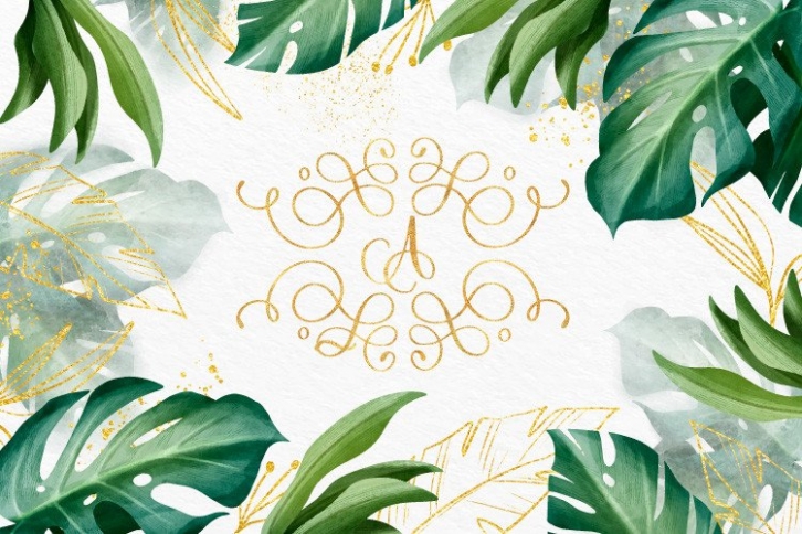 Monogram Wedding Font Download