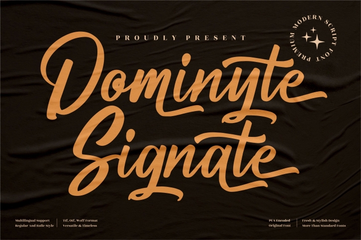 Dominyte Signate Font Download