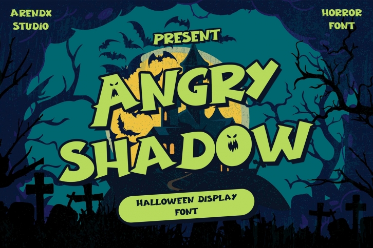 Angry Shadow Font Download