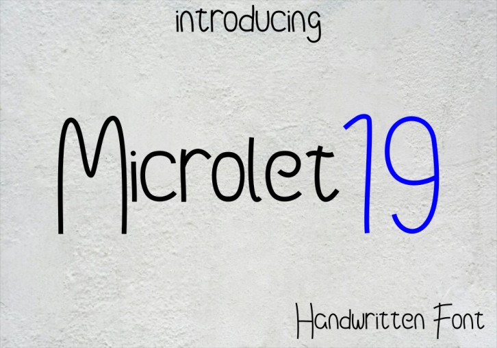 Microlet19 Font Download