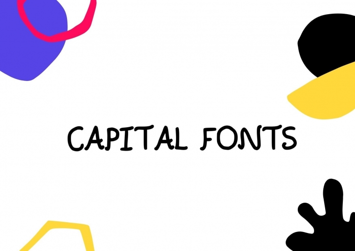 Capital Style Font Download