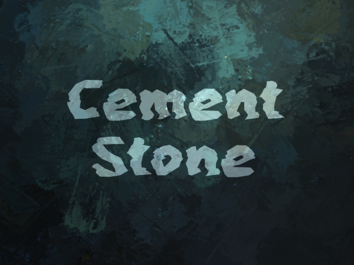 C Cement Stone Font Download