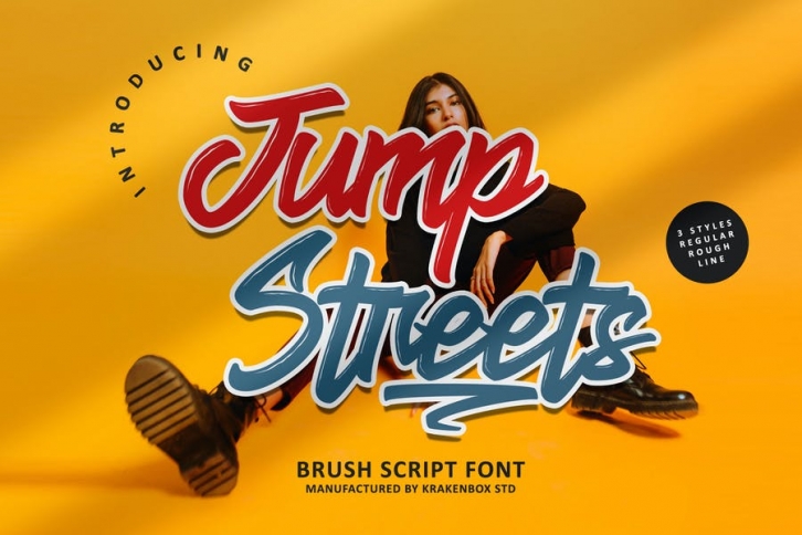Jump Streets - Brush Script Font Font Download