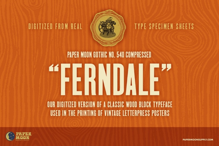 Ferndale Letterpress Font Download