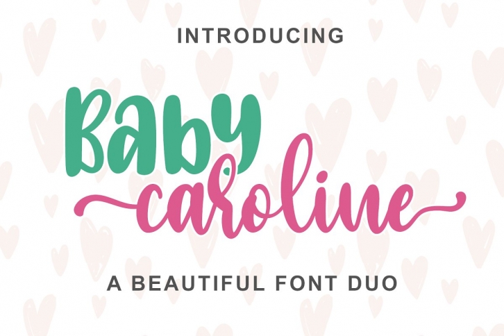 Baby Caroline // Duo Font Download