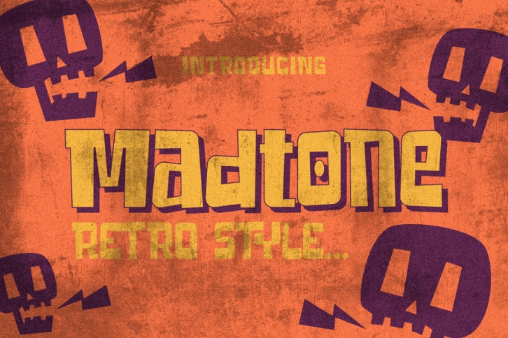 Madtone Retro Font Font Download