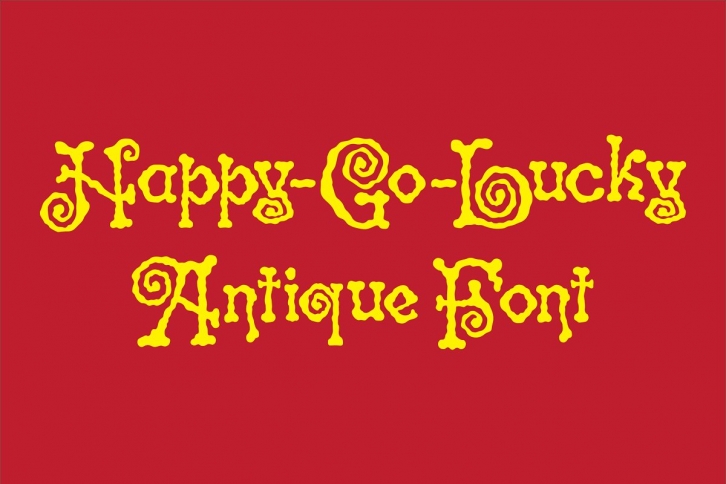 Happy-Go-Lucky Antique Font Download