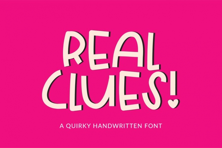 Real Clues Font Download