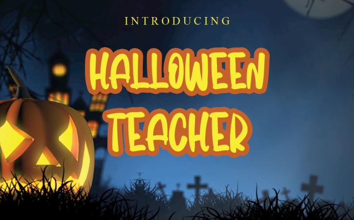 Halloween Teacher Font Download