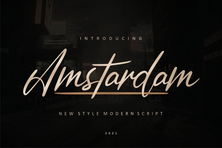 Amstardam Font Download