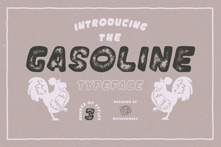 Gasoline Typeface Font Download