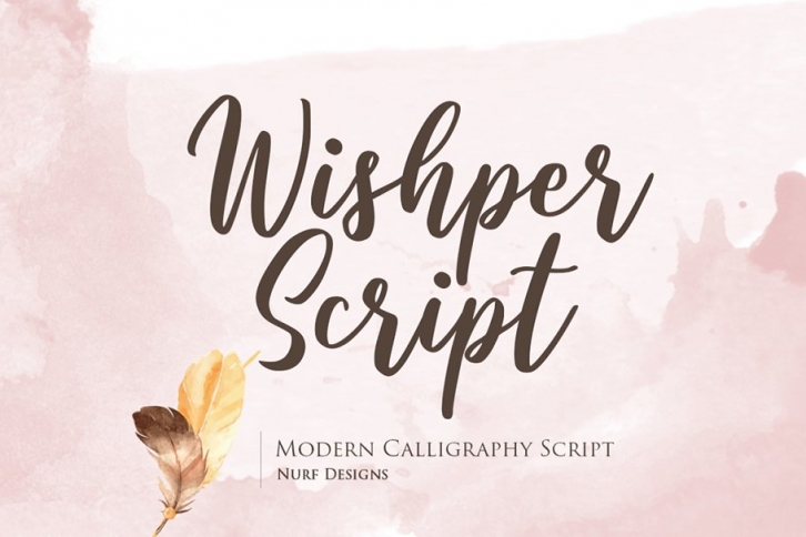 Wishper Script – Modern Calligraphy Font Download