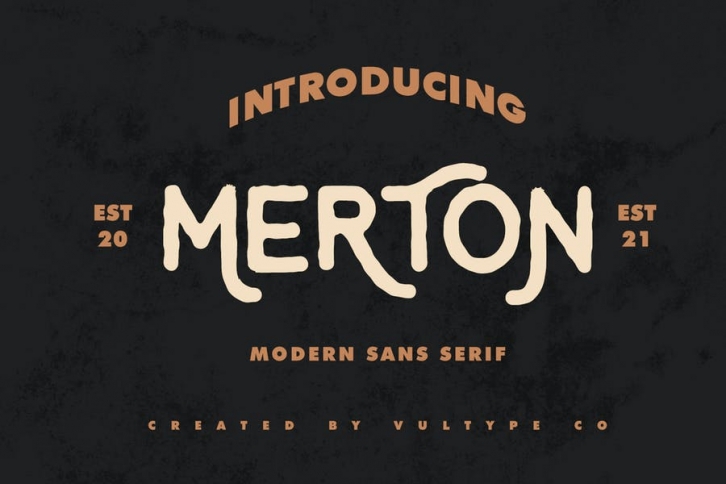 Merton - Vintage Font Font Download