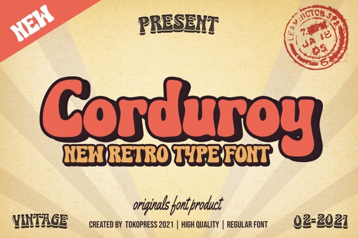 Corduroy Font Download