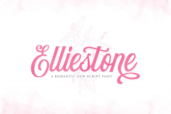Elliestone Script Font Download