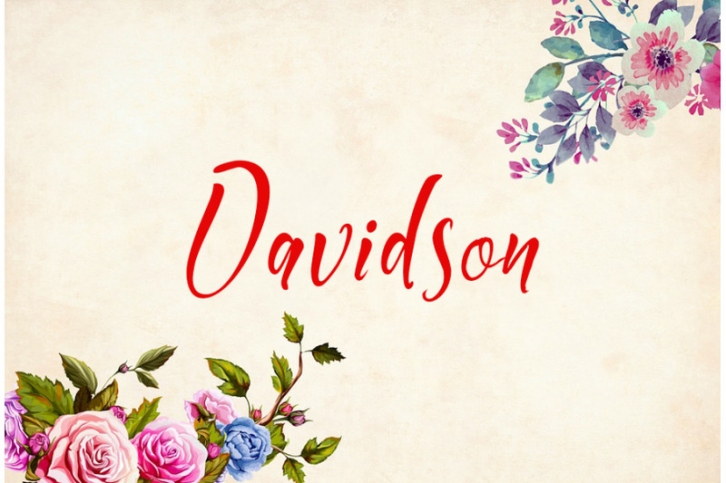 Davidson Font Download