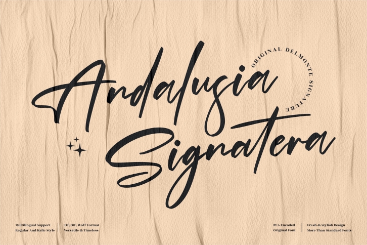 Andalusia Signatera Font Download