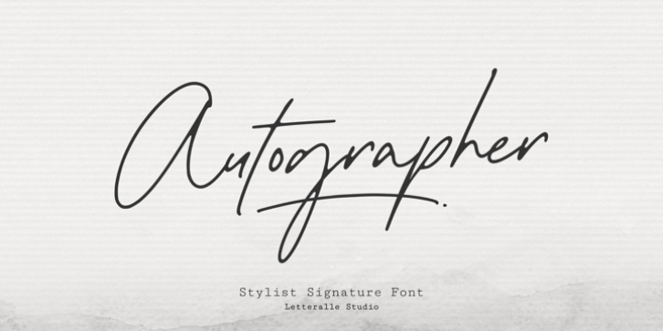 Autographer Font Download