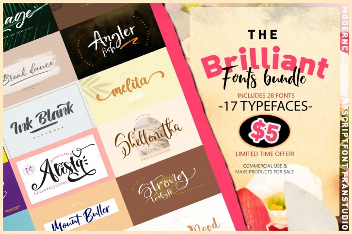 THE BRILLIANT S BUNDLE Font Download