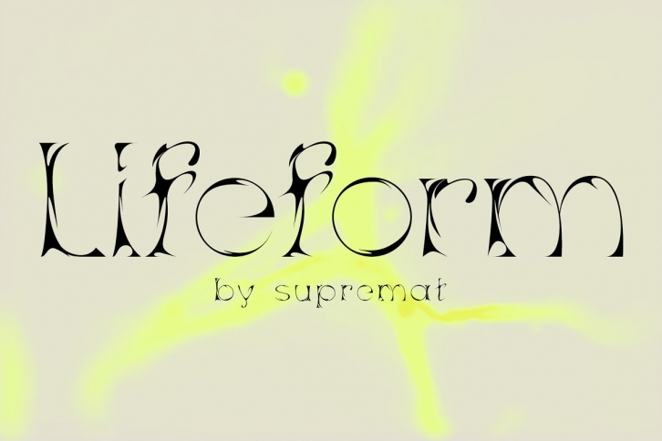 Lifeform Typeface Font Download