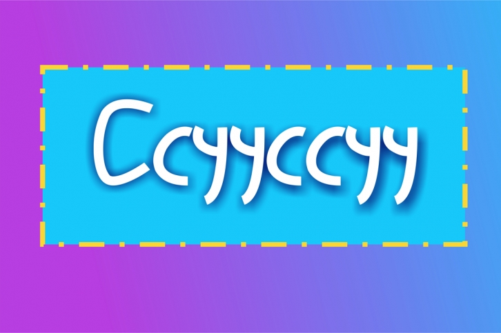 Ccyyccyy Font Download