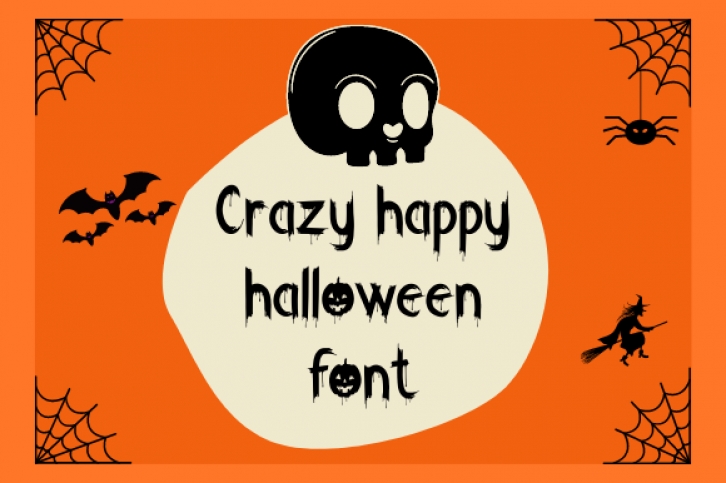 Crazy Happy Halloween Font Download