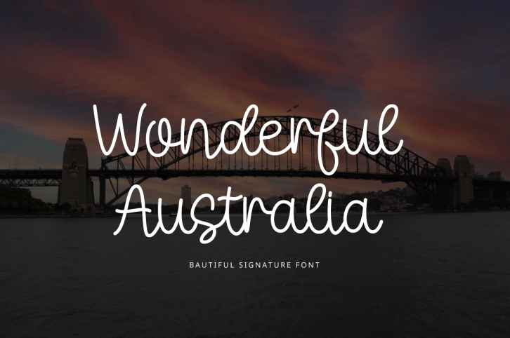 Wonderful Australia Font Download