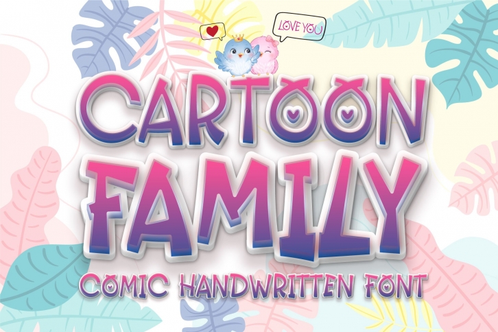 Cartoon Family Font Download