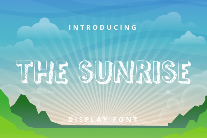 The Sunrise Font Download