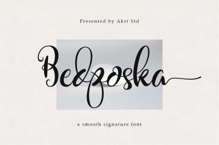 Bedposka is an attractive signature font Font Download