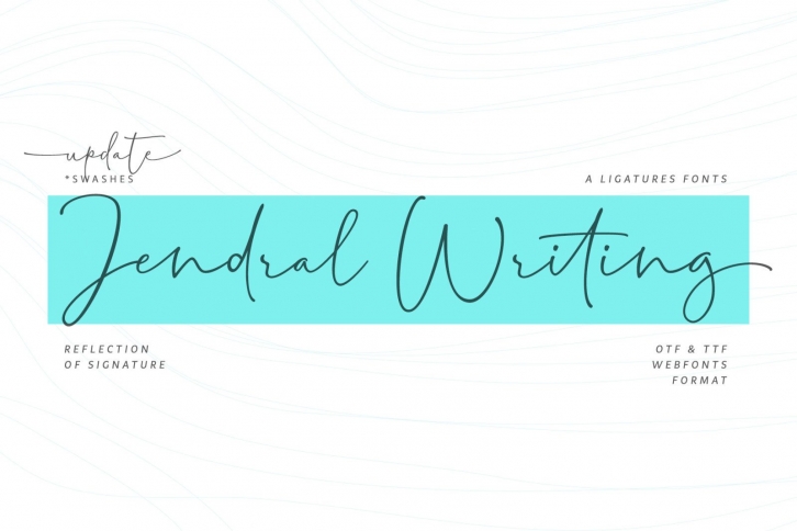 Jendral Writing Font Download