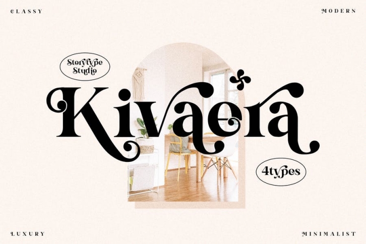 Kivaera Stylish Serif Font LS Font Download