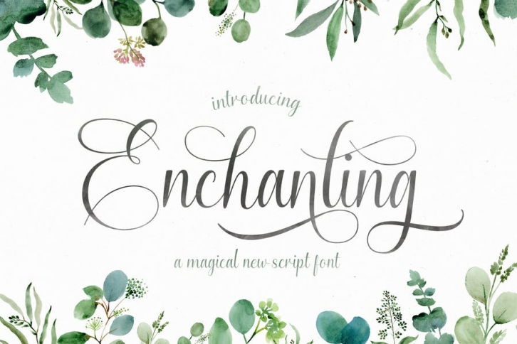 Enchanting Script Font Font Download