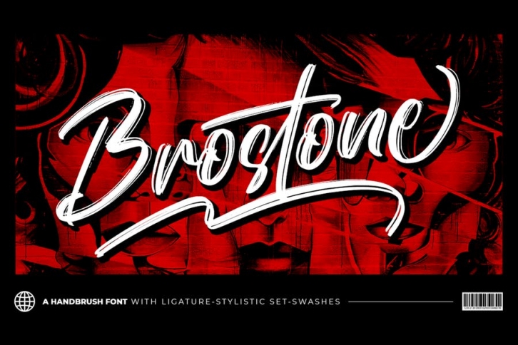 Brostone - Brush Font Font Download