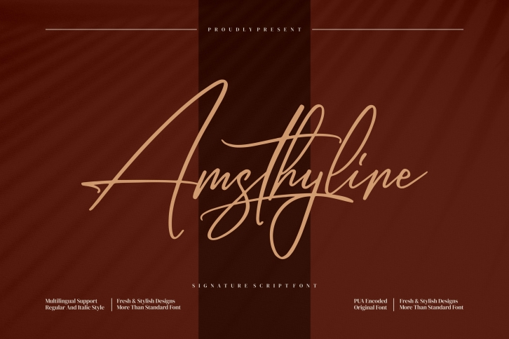 Amsthyline Font Download